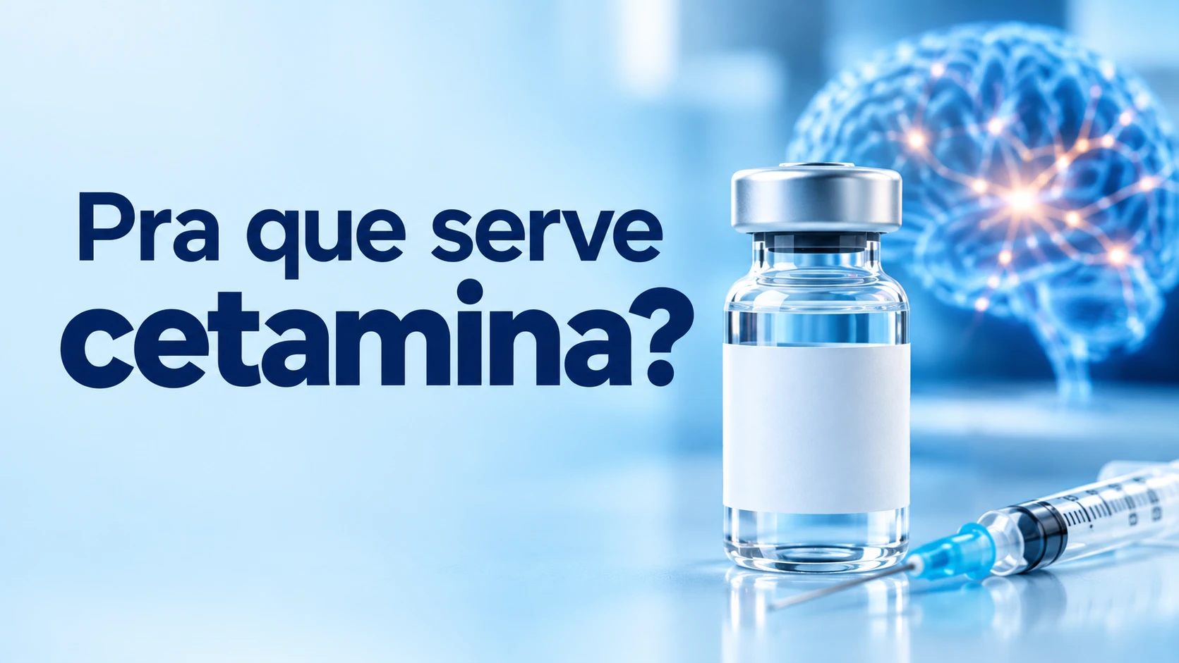 Pra que serve cetamina